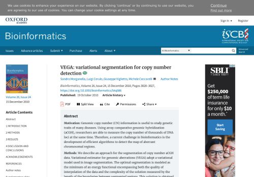 
                            13. VEGA: variational segmentation for copy number detection ...