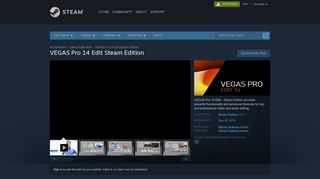 
                            11. VEGAS Pro 14 Edit Steam Edition on Steam