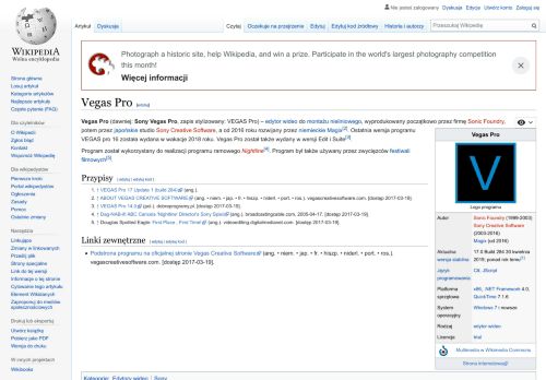 
                            11. Vegas Pro – Wikipedia, wolna encyklopedia