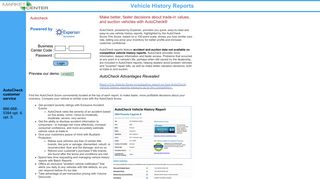 
                            9. Vehicle History Reports AutoCheck customer service 866-668-5394 ...