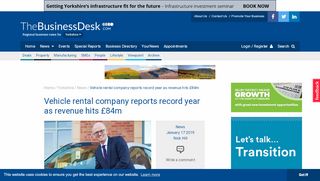 
                            12. Vehicle rental company reports record year as revenue hits £84m ...