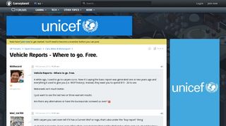 
                            12. Vehicle Reports - Where to go. Free. - Gameplanet Forums Cars ...