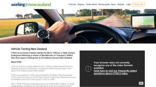 
                            6. Vehicle Testing New Zealand | Careers NZ | Working In New Zealand