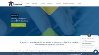 
                            8. Vehicle tracking and fleet management solutions: about us - Transpoco