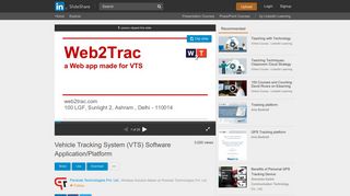 
                            7. Vehicle Tracking System (VTS) Software Application/Platform