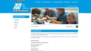 
                            5. Veit-Höser-Gymnasium in Bogen, Straubing - Datenschutz