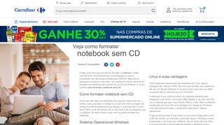
                            5. Veja como formatar notebook sem CD | Carrefour