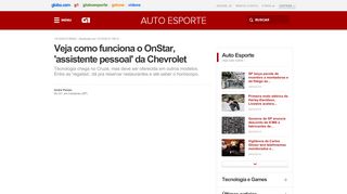 
                            4. Veja como funciona o OnStar, 'assistente pessoal' da Chevrolet