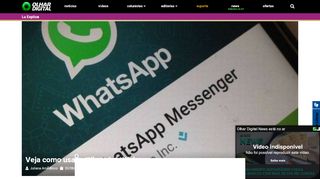 
                            8. Veja como usar o WhatsApp Web - Olhar Digital