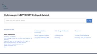 
                            9. Vejledninger i UNIVERSITY College Lillebælt - UCL Erhvervsakademi ...