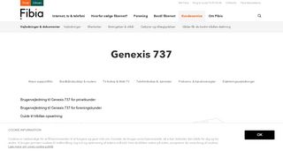 
                            2. Vejledninger til Genexis 737 - Fibia