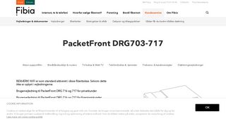 
                            3. Vejledninger til PacketFront DRG 703-717 - Fibia