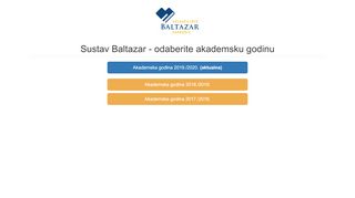 
                            1. Veleučilište Baltazar Zaprešić | e-Prijave - studij - početak