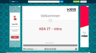 
                            9. Velkommen KEA IT - intro - ppt download - SlidePlayer