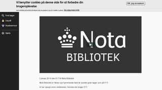 
                            6. Velkommen på Nota Bibliotek | Nota bibliotek