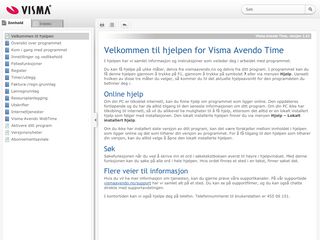 
                            9. Velkommen til hjelpen for Visma Avendo Time - Visma Spcs