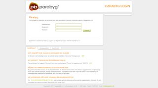 
                            4. Velkommen til Parabyg - Byggefakta