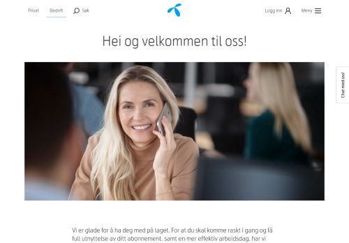 
                            12. Velkommen til Telenor Bedrift