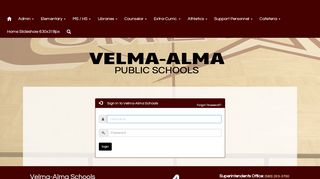 
                            11. Velma-Alma Schools - Site Administration Login