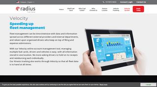 
                            5. Velocity Fleet Management System - Radius Fuel Cards