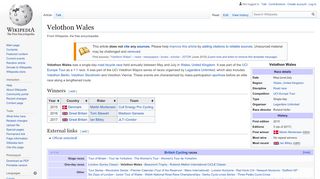 
                            11. Velothon Wales - Wikipedia