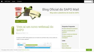 
                            11. Vem aí um novo webmail do SAPO - Blog do SAPO Mail