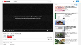 
                            8. Vemcount - Analytics Dashboard - YouTube