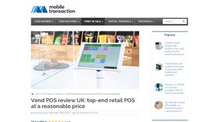 
                            13. Vend review UK: is this the best-value POS for shops?