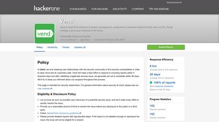 
                            5. Vend - Vulnerability Disclosure Program | HackerOne