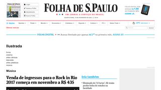 
                            12. Venda de ingressos para o Rock in Rio 2017 começa em novembro a ...