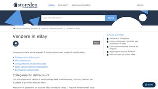 
                            11. Vendere in eBay – Centro assistenza Storeden