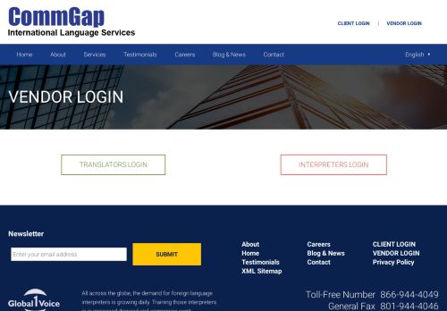 
                            5. VENDOR LOGIN - CommGap