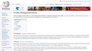 
                            4. Vendor Managed Inventory – Wikipedia