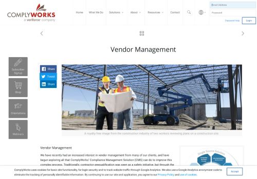 
                            4. Vendor Management – ComplyWorks