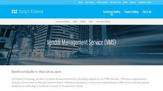 
                            13. Vendor Management Service - VMS | Instant Alliance