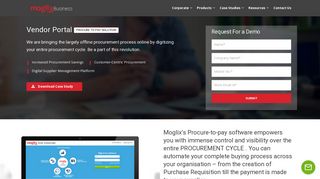 
                            3. Vendor Portal – Moglix Business