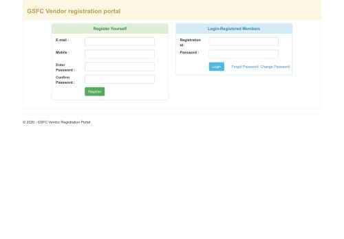
                            9. Vendor Registration - gsfc - gworld on internet
