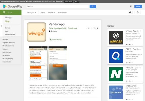 
                            5. VendorApp - Apps on Google Play