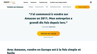 
                            5. Vendre sur Amazon - Vendre à l'international - Amazon.fr