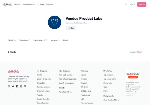 
                            2. Vendus Product Labs / Tags / login - Dribbble