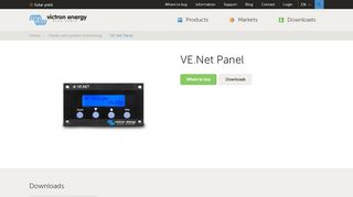 
                            10. VE.Net Panel - Victron Energy