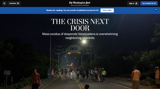 
                            11. Venezuelans are fleeing their crisis-torn country en masse