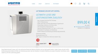 
                            8. Venta Luftreiniger LP60 WiFi | Venta Luftwäscher GmbH