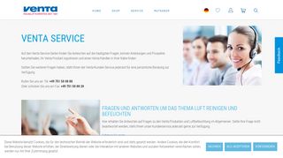 
                            7. Venta Service | Venta Luftwäscher GmbH