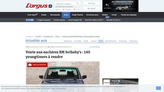 
                            13. Vente aux enchères RM Sotheby's : 140 youngtimers à vendre - L'argus