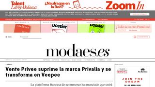 
                            2. Vente Privee suprime la marca Privalia y se transforma en VeePee ...