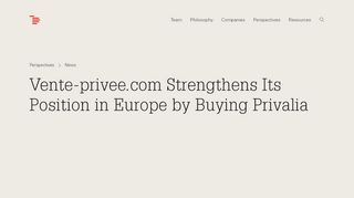 
                            13. Vente-privee.com Strengthens Its Position in Europe by Buying ...