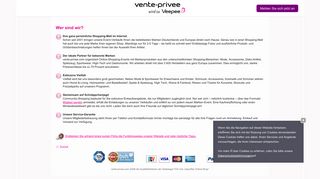 
                            2. vente-privee.com: Wer sind wir?