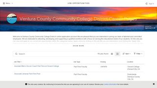 
                            10. Ventura County Community College District Career Pages