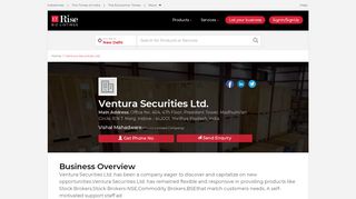 
                            11. Ventura Securities Ltd., in Indore, India is a top company in ...